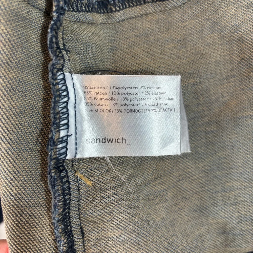 Sandwich Women’s Stretch Denim Blazer Jacket – Size 38 Early 2000s / Y2K Style - Picture 8 of 9